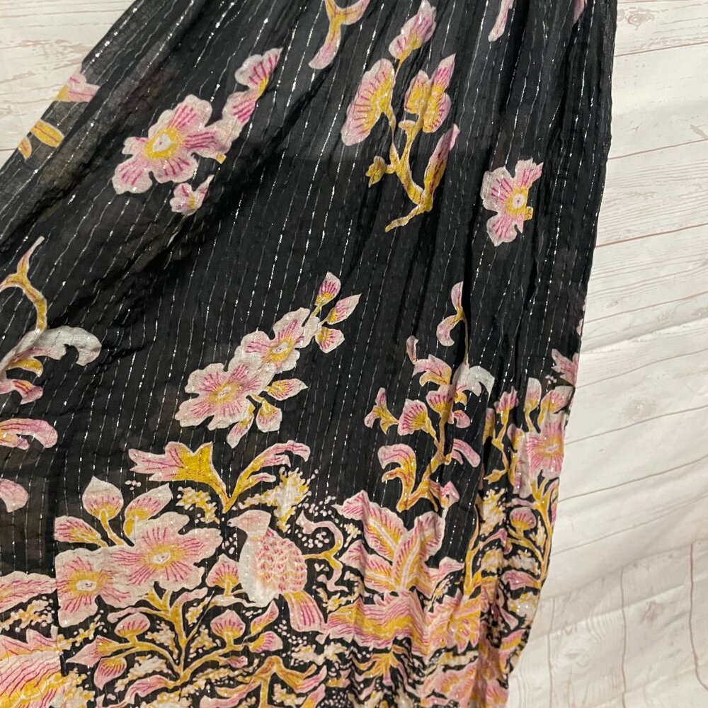 Anthropologie Sheer Cut-Out Maxi Dress - Picture 7 of 14